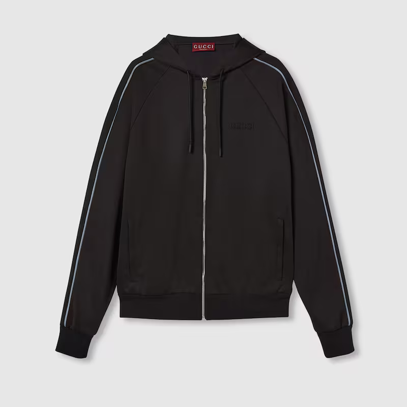 グッチ エンブロイダリー付き ジャージー ジップジャケット 814185 XJG1Z 1000