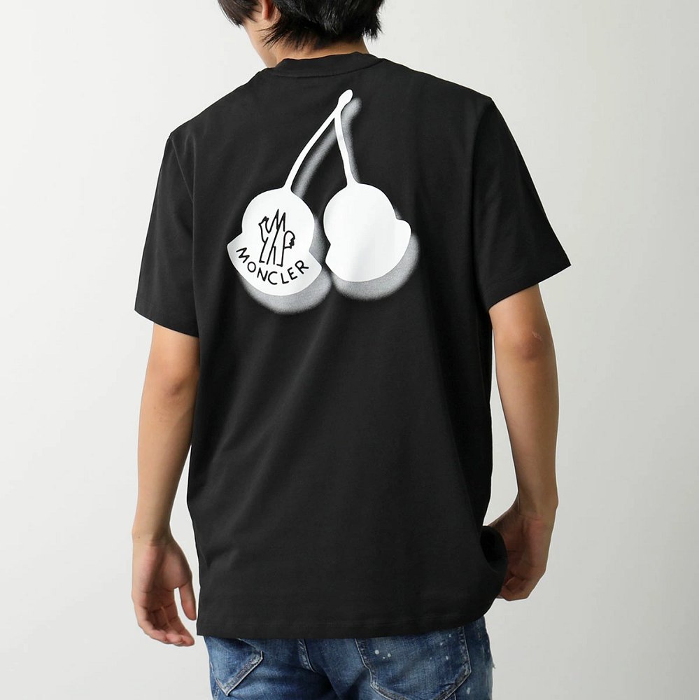 モンクレール Tシャツ メンズ 半袖 カットソー アイコンパッチ クルーネック ロゴT 8C00006 83927 998