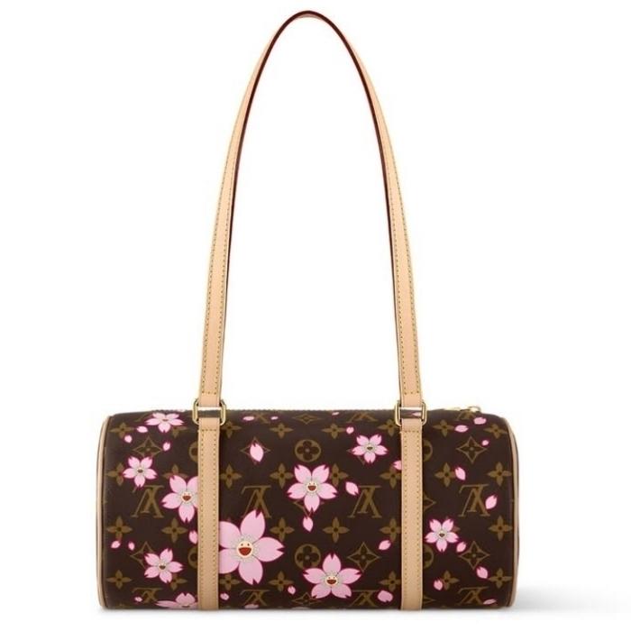 ルイヴィトン LV× 村上隆 チェリーブロッサム パピヨンMM M13097
