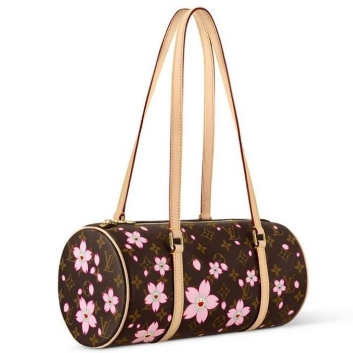 ルイヴィトン LV× 村上隆 チェリーブロッサム パピヨンMM M13097