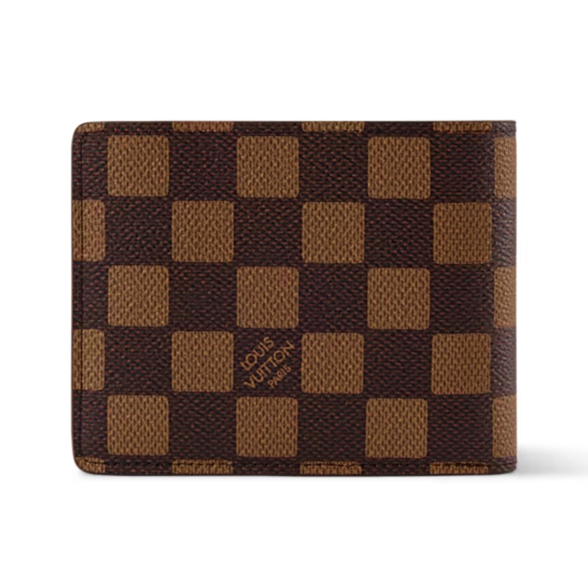 LOUIS VUITTON ダミエ エベヌ ポルトフォイユ・ミュルティプル 二つ折り財布 N40777