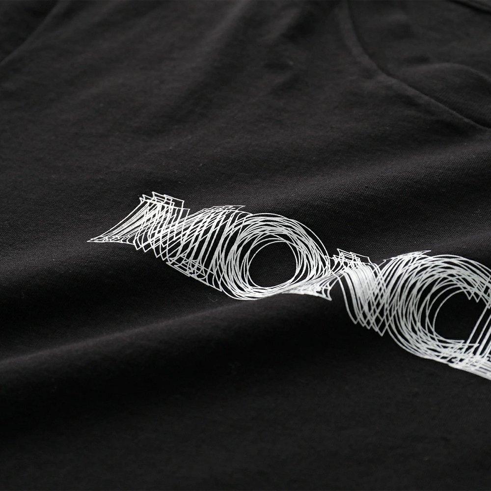 モンクレール後払い Tシャツ メンズ 長袖 ロンT カットソー コットン クルーネック ロゴT 8D00003 89A17 999