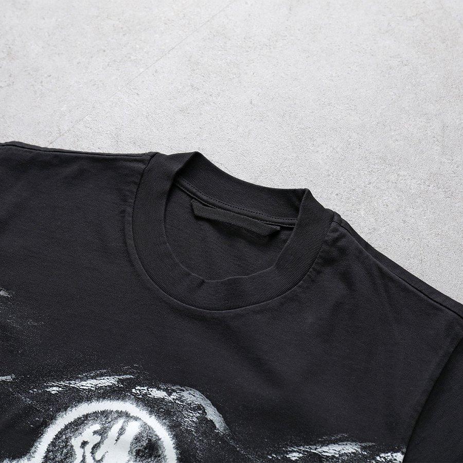 モンクレール 半袖 Tシャツ メンズ クルーネック ロゴプリント コットン 8C00050 89AKK 998