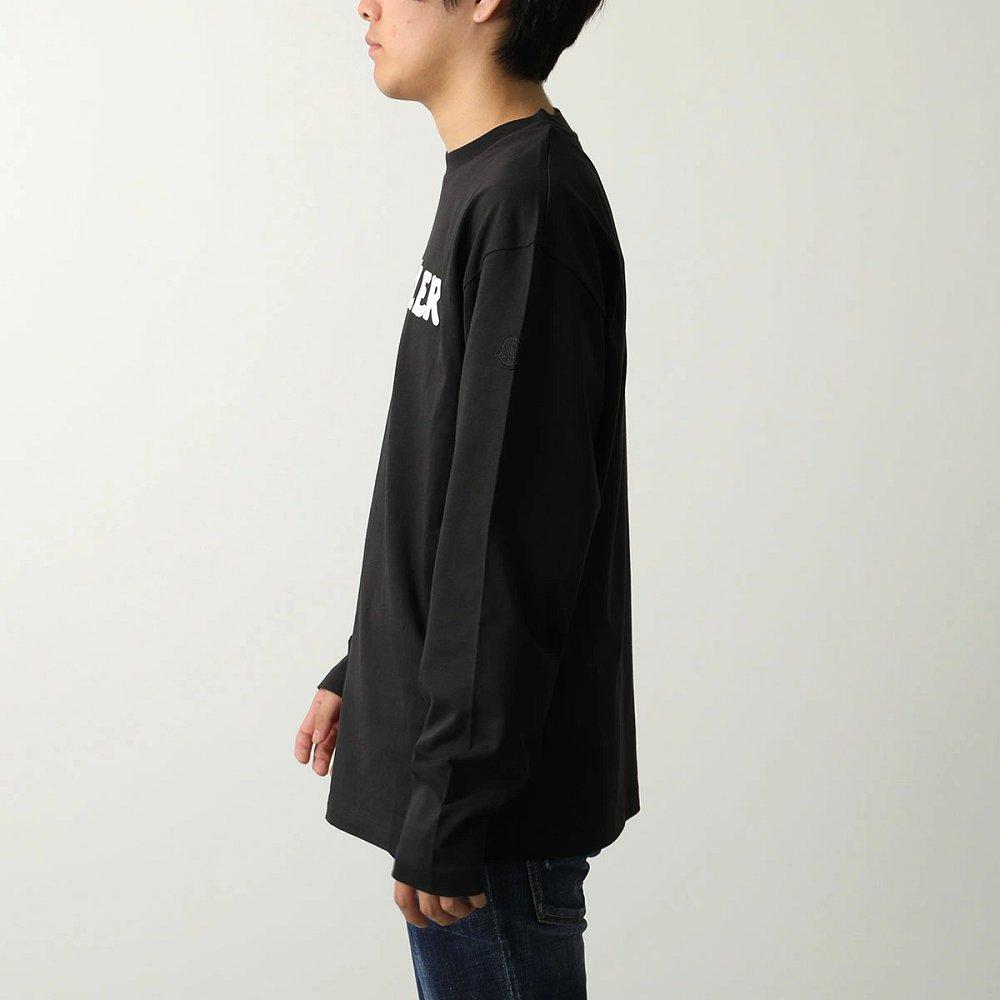 モンクレール Tシャツ メンズ 長袖 ロンT カットソー ロゴT コットン クルーネック 8D00004 89AJS