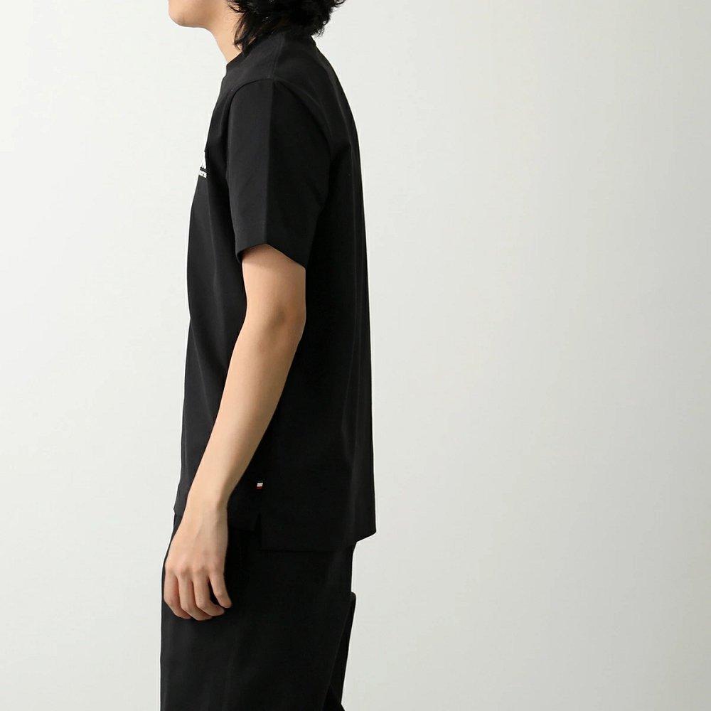 モンクレール グルノーブル Tシャツ メンズ 半袖 コットン混紡 ロゴ カットソー クルーネック 8C00001 89AW1 999