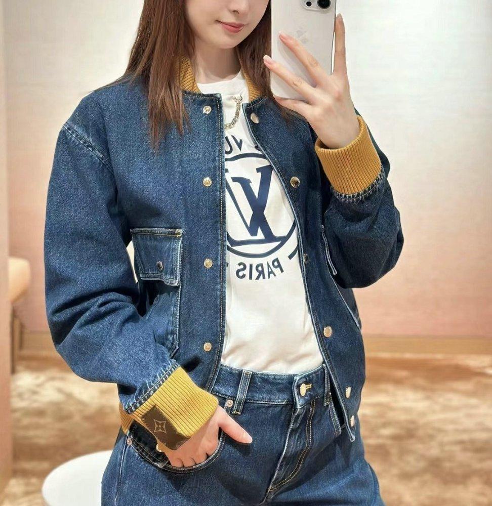 Louis Vuitton デニムボンバージャケット 1AFT25