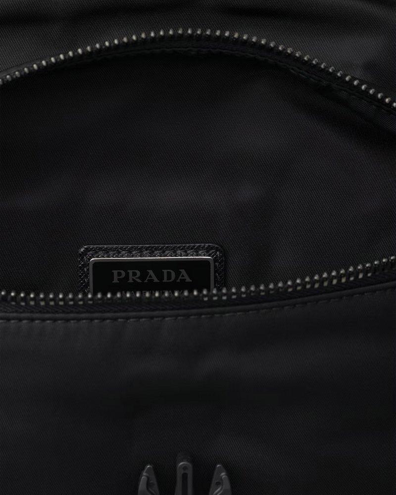 プラダ Re-Nylon xサフィアーノレザー ショルダーバッグ 2VH176_2DMH_F0002_V_OOO