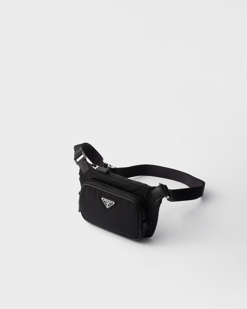 プラダ Re-Nylon xサフィアーノレザー ショルダーバッグ 2VH128_2DMH
