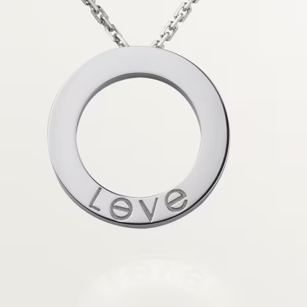 カルティエ代引 Love ネックレス ダイヤモンド3個 ホワイトゴールド ダイヤモンド B7014600
