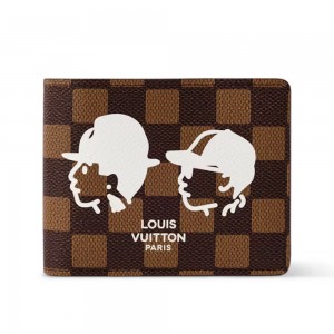 LOUIS VUITTON ダミエ エベヌ ポルトフォイユ・ミュルティプル 二つ折り財布 N40777