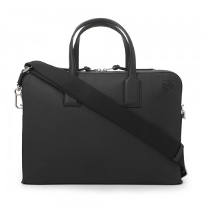 ロエベ代引き GOYA THIN BRIEFCASE ブリーフケース ブラック メンズ 33712 p57 1100
