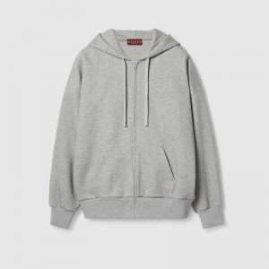 グッチ コットンジャージー フーデッド スウェットシャツ 795419 XJGQH 1056