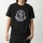 モンクレール マットブラック Tシャツ メンズ クルーネック 半袖 カットソー ロゴT ラバーパッチ コットン ロゴ 8C00004 89A17