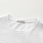 モンクレール 半袖 Tシャツ T-SHIRT レディース カットソー クルーネック コットン 丸首 ロゴ 8C00024 829FB 001