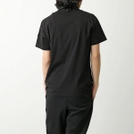 モンクレール後払い Tシャツ メンズ 長袖 ロンT カットソー コットン クルーネック ロゴT 8D00003 89A17 999