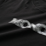 モンクレール後払い Tシャツ メンズ 長袖 ロンT カットソー コットン クルーネック ロゴT 8D00003 89A17 999