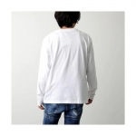 モンクレール 長袖 Tシャツ 8D00019 89AJS メンズ ロンT カットソー ロゴT コットン クルーネック 8D00019 89AJS
