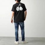 モンクレール Tシャツ メンズ 半袖 カットソー アイコンパッチ クルーネック ロゴT 8C00006 83927 998
