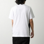 モンクレール マットブラック Tシャツ メンズ クルーネック 半袖 カットソー ロゴT 8C00024 829H8