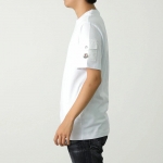 モンクレール Tシャツ メンズ 半袖 クルーネック コットン カットソー ロゴ アイコンパッチ ロゴT 8C00023 8C00054