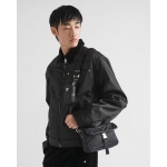 プラダ Re-Nylon xサフィアーノレザー ショルダーバッグ 2VH133_2DMH