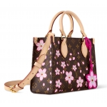 LOUIS VUITTON オンザゴー PM チェリーブロッサム トートバッグ M13269