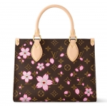 LOUIS VUITTON オンザゴー PM チェリーブロッサム トートバッグ M13269