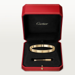 カルティエ Love ブレスレット クラシックモデル ブラッシュド フィニッシュ ダイヤモンド4個 B6080117