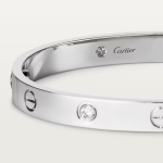 カルティエ Love ブレスレット ダイヤモンド4個 ホワイトゴールド ダイヤモンド B6070117