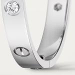 カルティエ Love ブレスレット ダイヤモンド4個 ホワイトゴールド ダイヤモンド B6070117