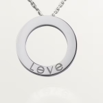 カルティエ代引 Love ネックレス ダイヤモンド3個 ホワイトゴールド ダイヤモンド B7014600