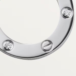 カルティエ代引 Love ネックレス ダイヤモンド3個 ホワイトゴールド ダイヤモンド B7014600