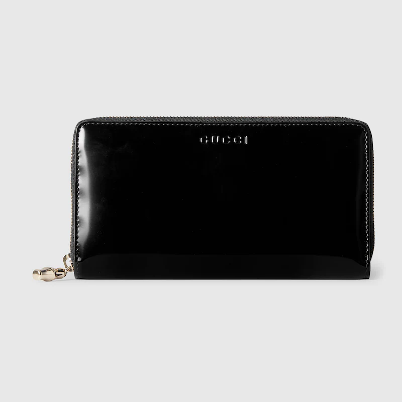 グッチ バンブー付き ジップアラウンドウォレット ‎828177 AAEVJ 1000