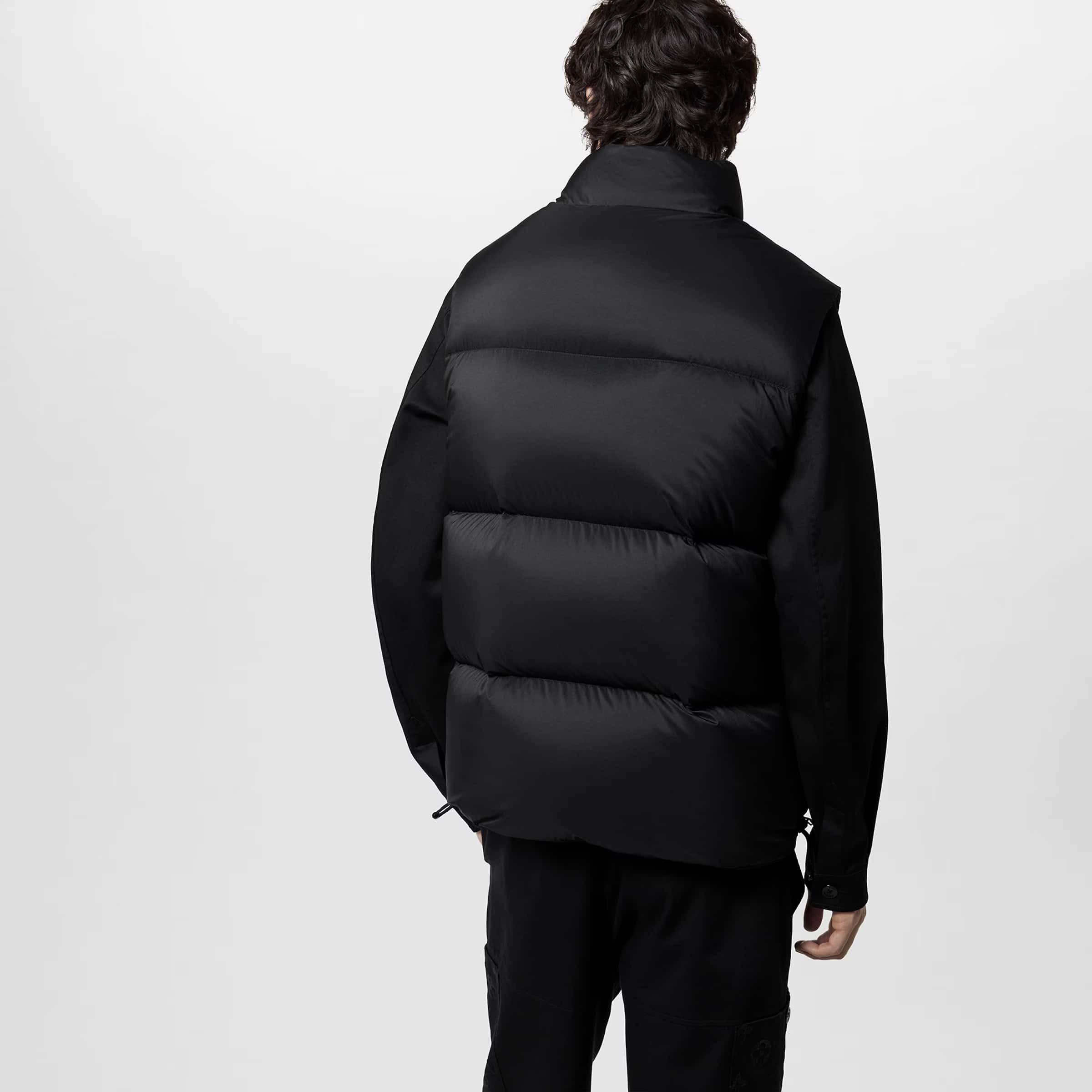 Louis Vuitton モノグラム リバーシブル ベスト ブラック 1AFBBE