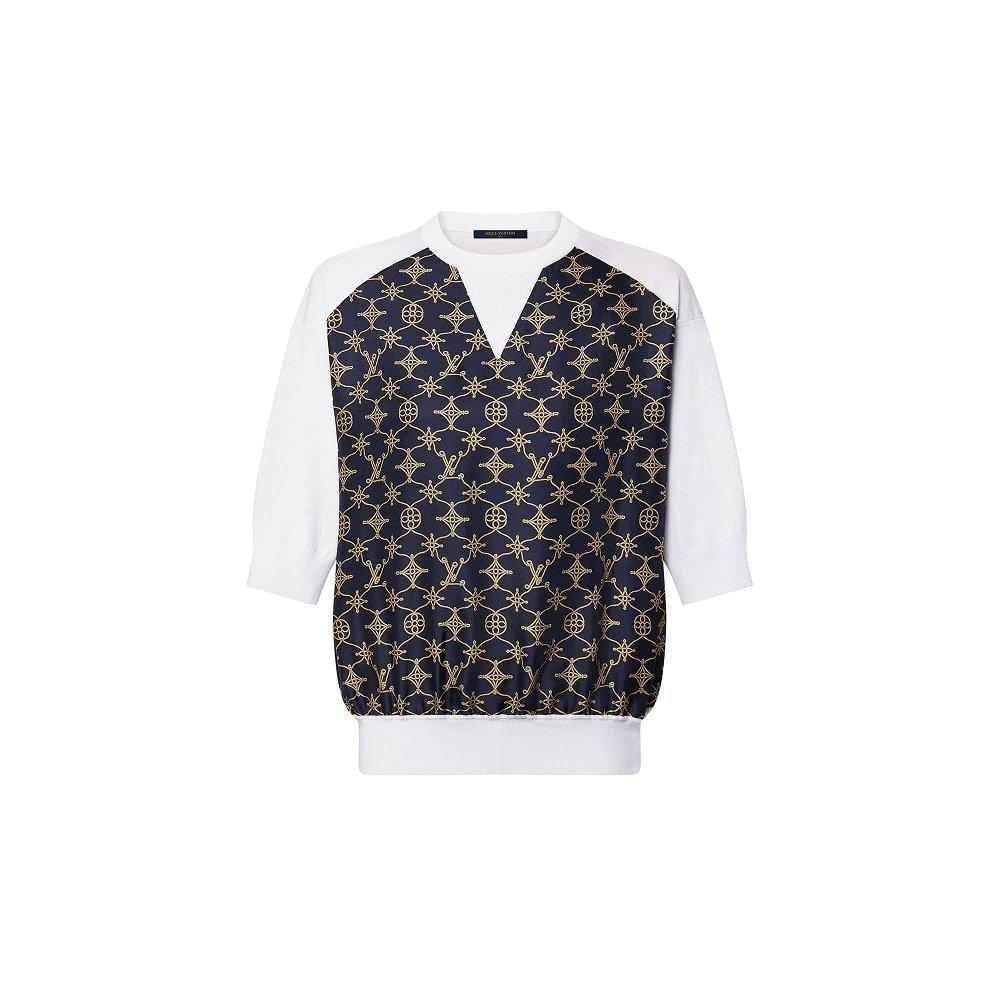 Louis Vuitton モノグラム ニットトップ エクリュ ウール 1AFM53