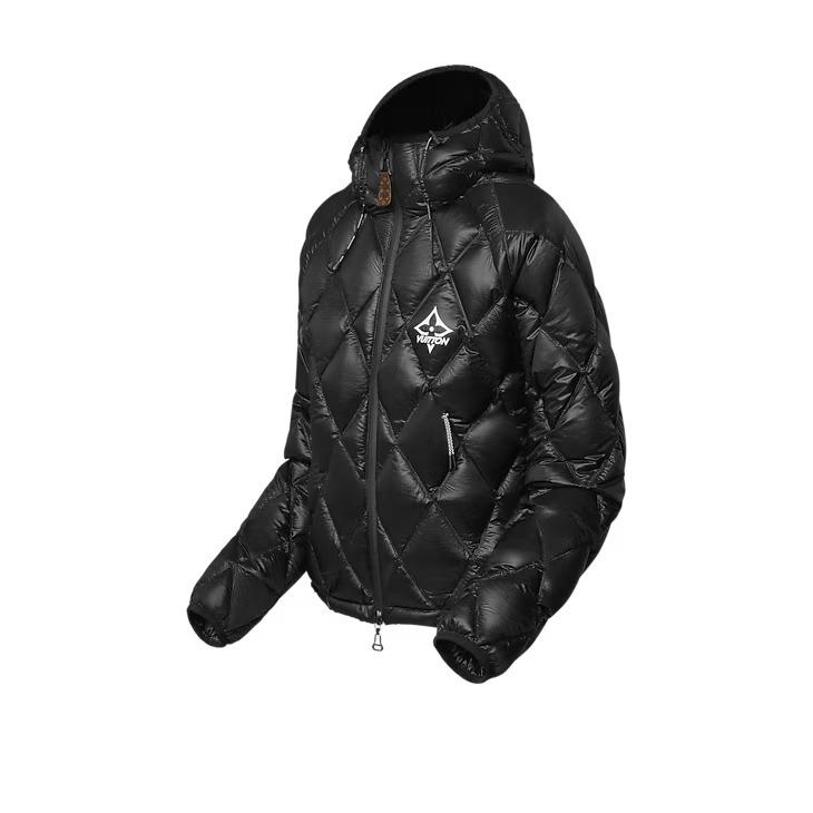 ルイヴィトン LV ダイヤモンドリップストップパファジャケット 1AGAQB