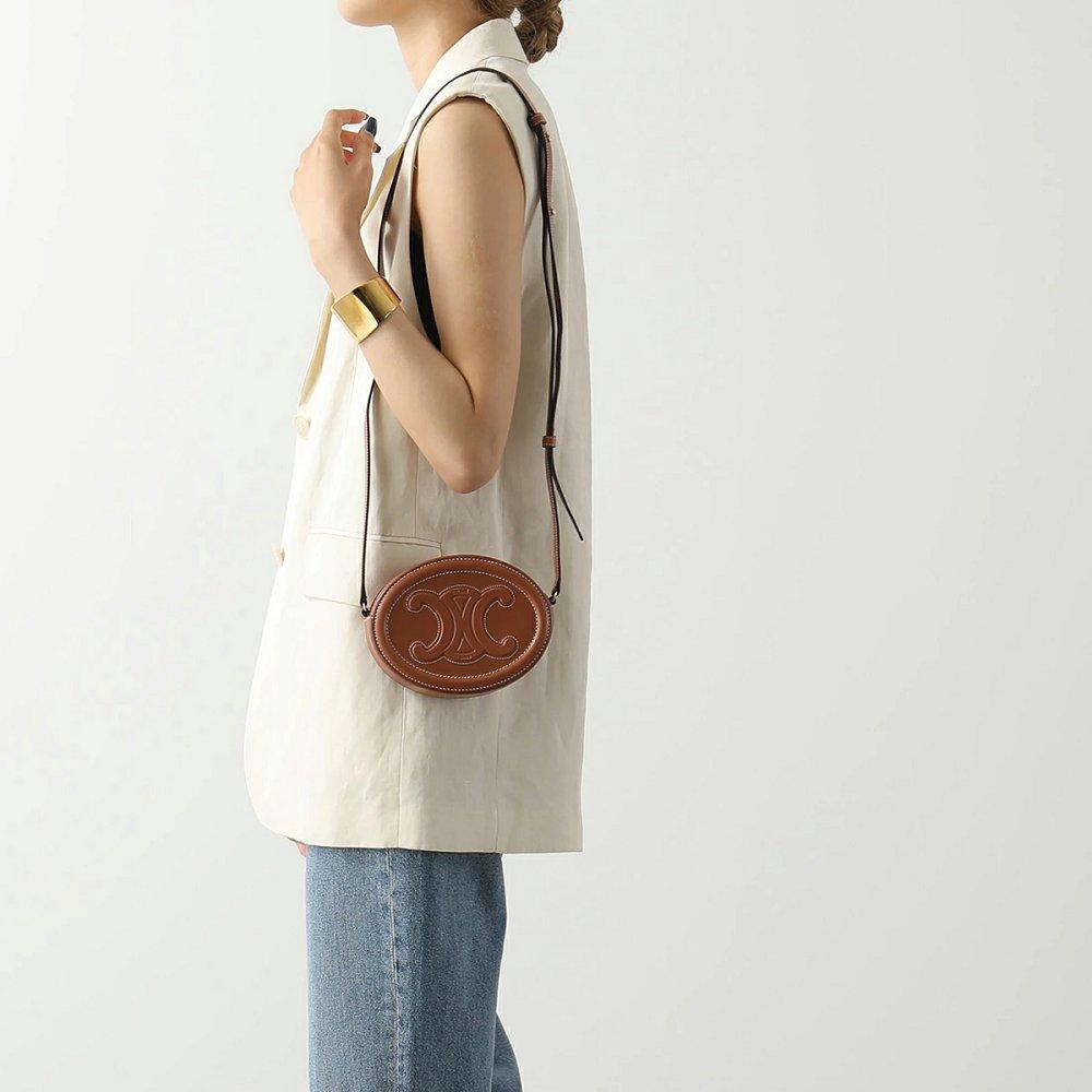 セリーヌ ショルダーバッグ OVAL PURSE オーバルパース レディース 10I703DPQ.04LU