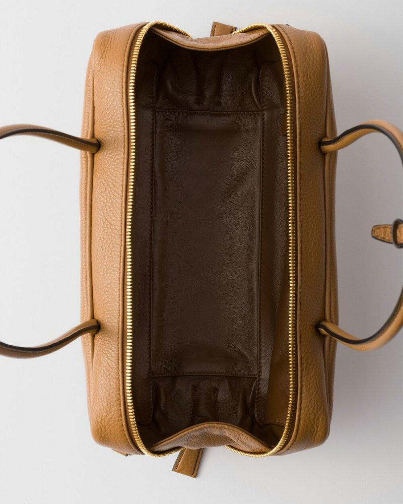 プラダ ヴィッテロダイノソフトレザー ミディアム トップハンドルバッグ ハンドバッグ1BB126_2DKV