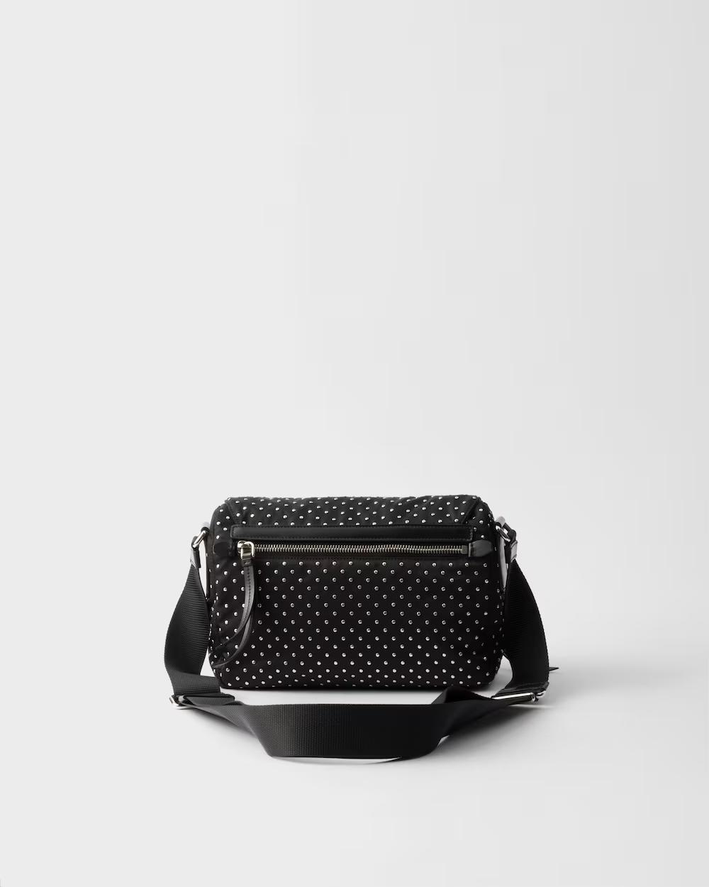 プラダ スタッズ付 Re-Nylon ショルダーバッグ 1BD382 1BD118_2HGV
