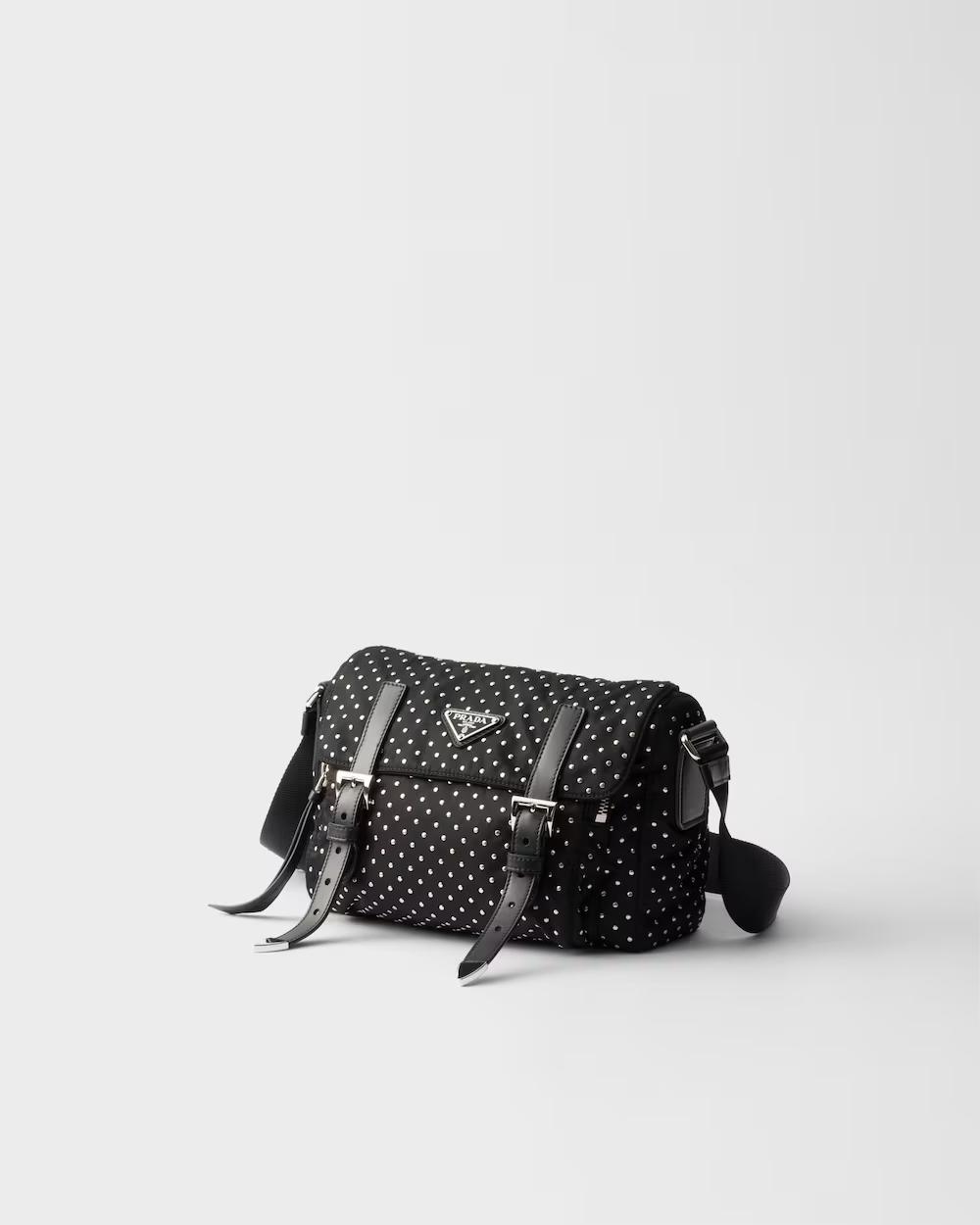 プラダ スタッズ付 Re-Nylon ショルダーバッグ 1BD382 1BD118_2HGV