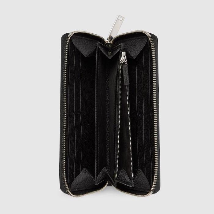 GUCCI ロゴ ジップアラウンド ウォレッ 835120 AAE1W 1000