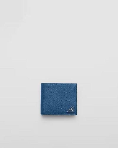プラダ コインポケット付 サフィアーノトライアングル財布 2MO738_QHH