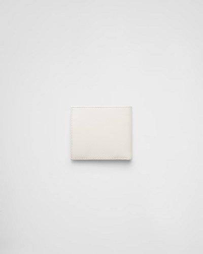 プラダ コインポケット付 サフィアーノトライアングル財布 2MO738_QHH