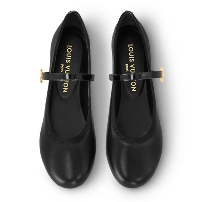 Louis Vuitton Romy バレエ フラットシューズ ロゴ 1ACUKL