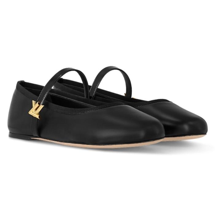 Louis Vuitton Romy バレエ フラットシューズ ロゴ 1ACUKL