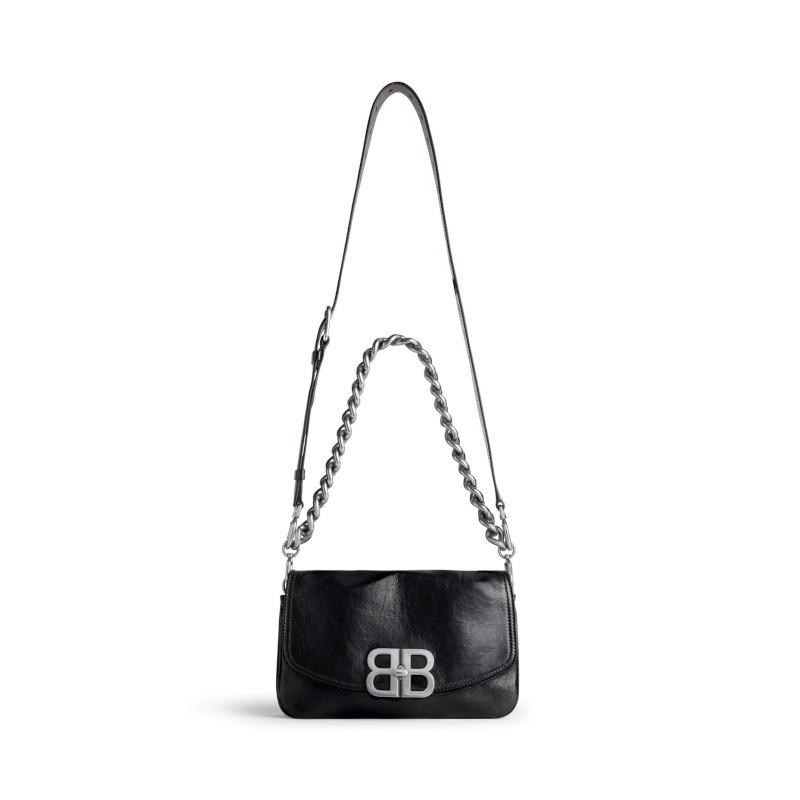 BALENCIAGA BB Soft スモールフラップバッグ ショルダーバッグ 748598