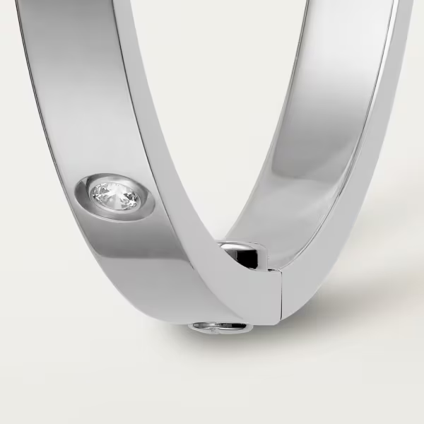カルティエ後払い Love ブレスレット スモールモデル ダイヤモンド10石 ホワイトゴールド ダイヤモンド B6048017