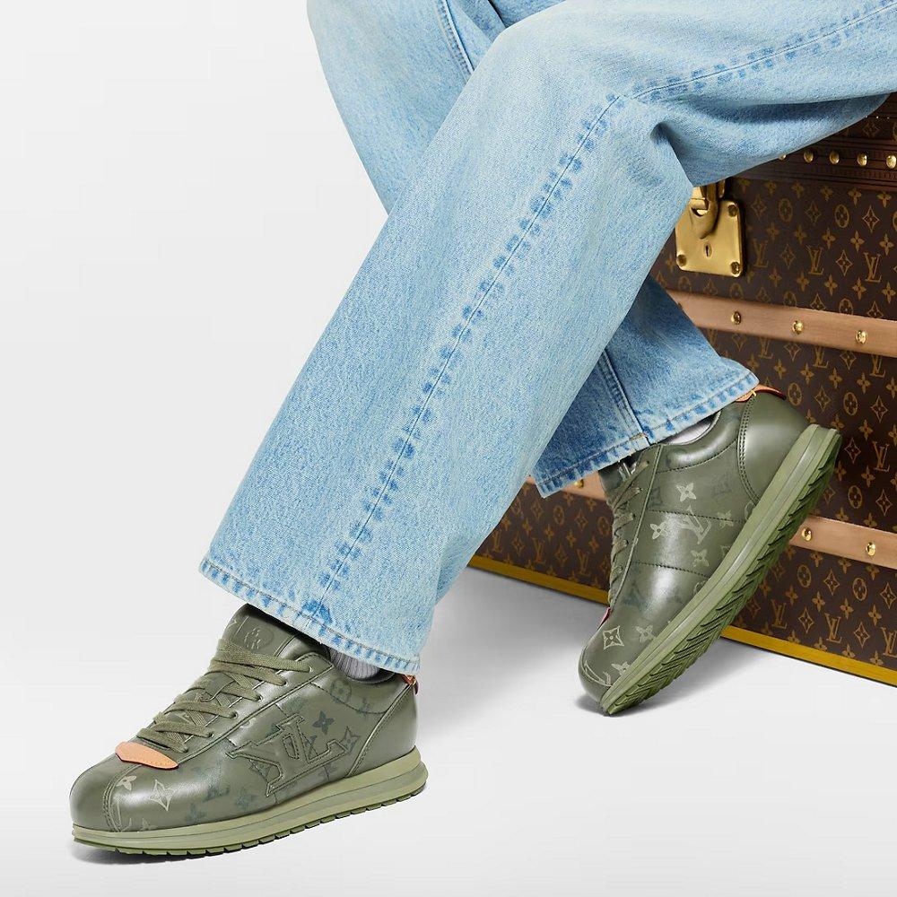 ルイヴィトン代引き LV バターソフト スニーカー 1AJANO