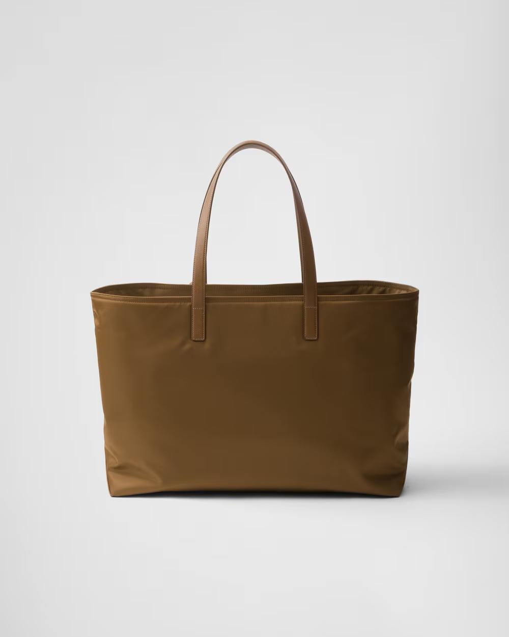 プラダ Re-Edition 1978 Re-Nylon xサフィアーノレザー ラージ トートバッグ 1BG527_R064