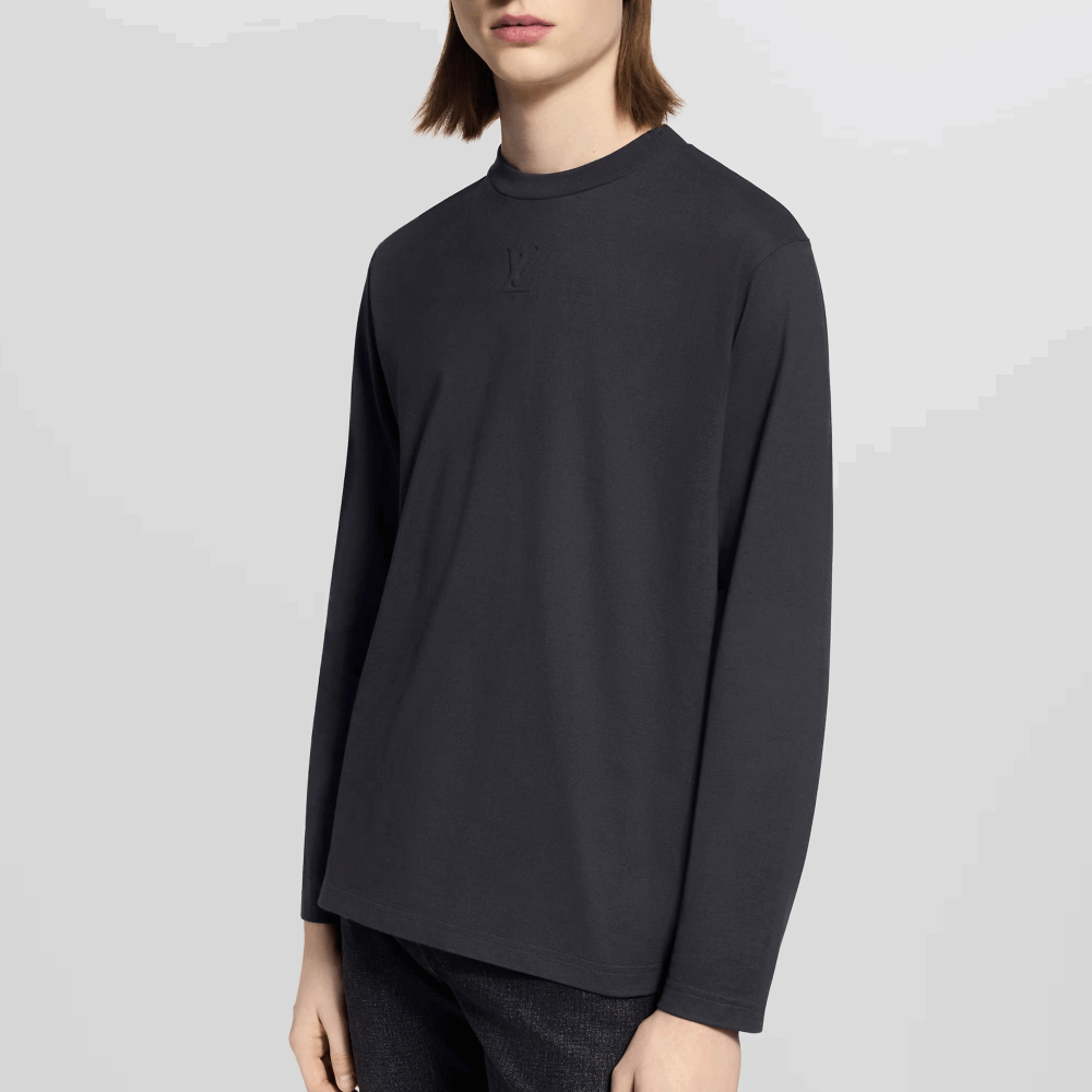 ルイヴィトン エンボスLVロングスリーブTシャツ 1AGJQG 1AIIRJ